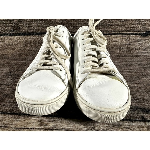 Oliver Cabell Low 1 off-White Mens Italy Leather Shoe sneaker Size 42, US 9 - Picture 2 of 10